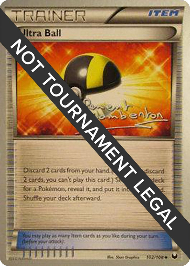 Image for Ultra Ball - 2013 (Clement Lamberton) (World Championship Decks) (102/108) - Pokemon