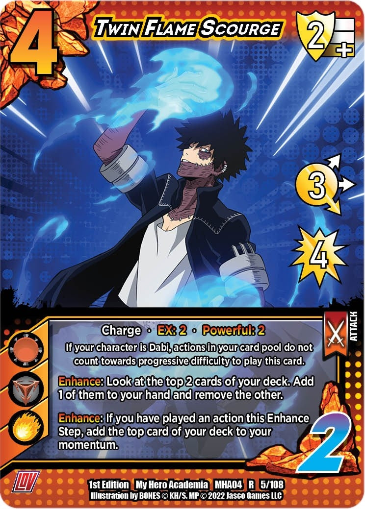 Image for Twin Flame Scourge (UniVersus: My Hero Academia: League of Villains) (005/108) - UniVersus