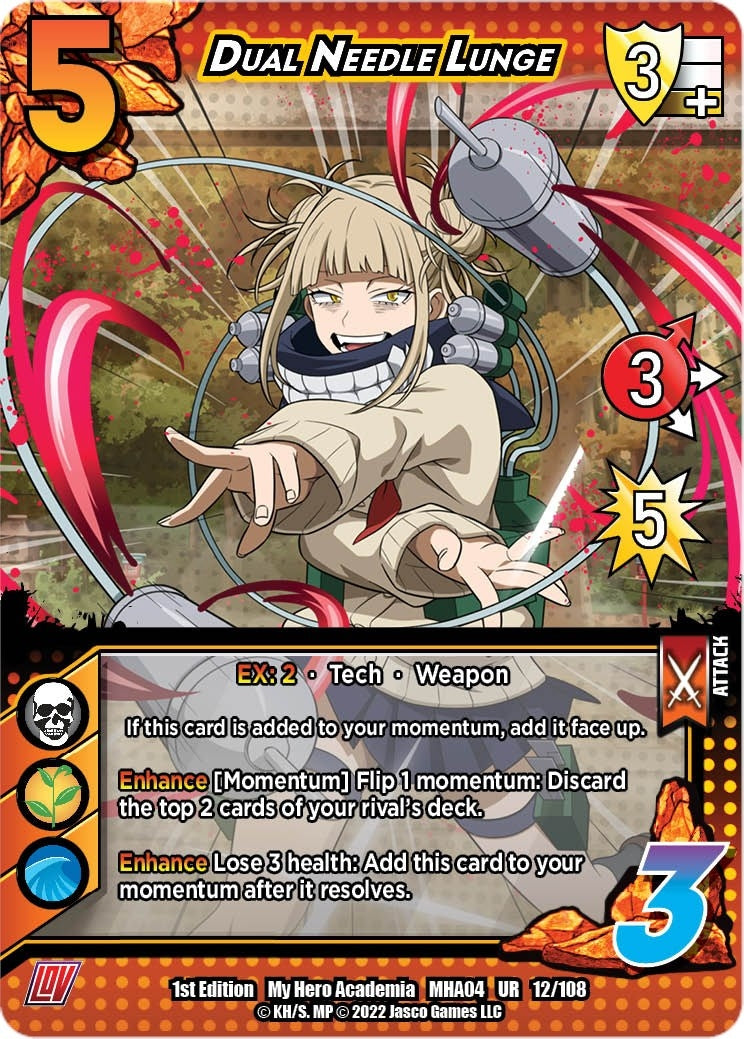 Image for Dual Needle Lunge (UniVersus: My Hero Academia: League of Villains) (012/108) - UniVersus