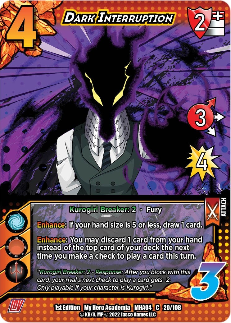 Image for Dark Interruption (UniVersus: My Hero Academia: League of Villains) (020/108) - UniVersus