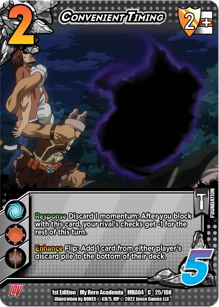 Image for Convenient Timing (UniVersus: My Hero Academia: League of Villains) (025/108) - UniVersus