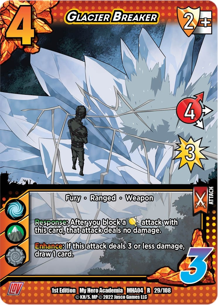 Image for Glacier Breaker (UniVersus: My Hero Academia: League of Villains) (029/108) - UniVersus