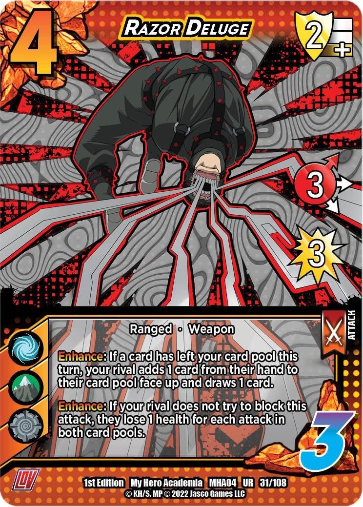 Image for Razor Deluge (UniVersus: My Hero Academia: League of Villains) (031/108) - UniVersus