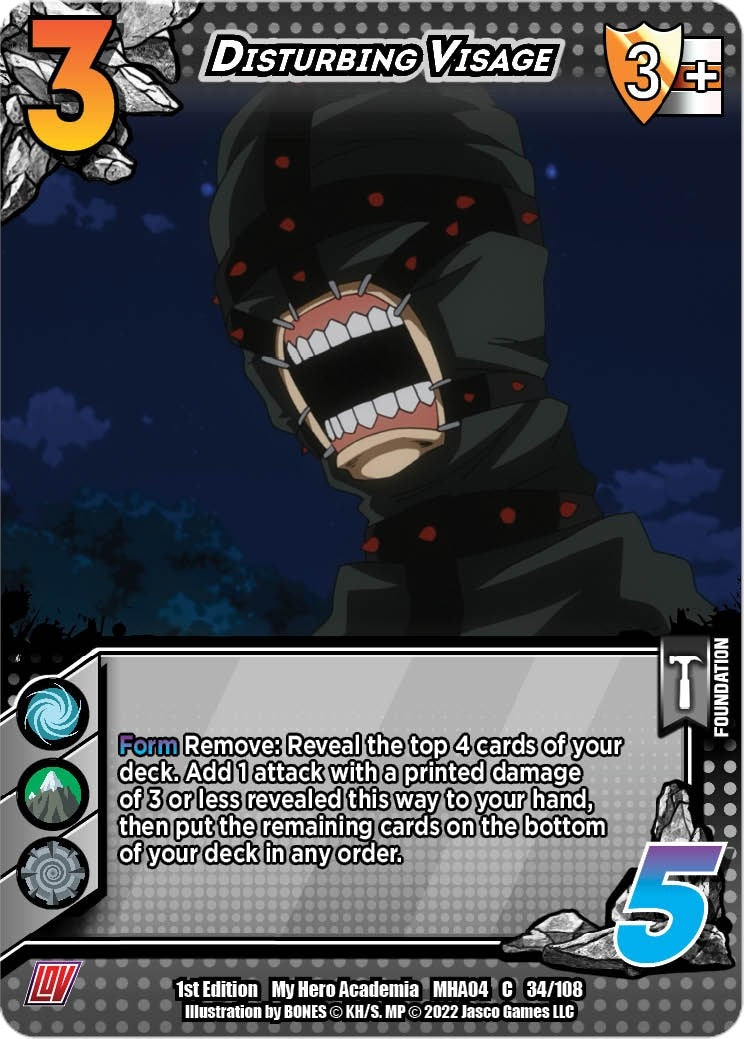 Image for Disturbing Visage (UniVersus: My Hero Academia: League of Villains) (034/108) - UniVersus