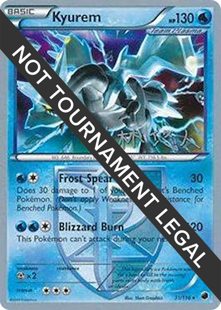 Image for Kyurem - 2014 (Haruto Kobayashi) (World Championship Decks) (31/116) - Pokemon