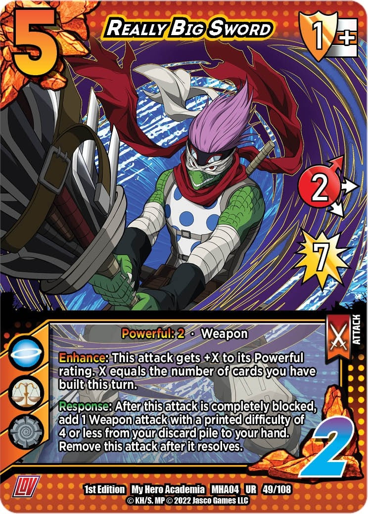 Image for Really Big Sword (UniVersus: My Hero Academia: League of Villains) (049/108) - UniVersus