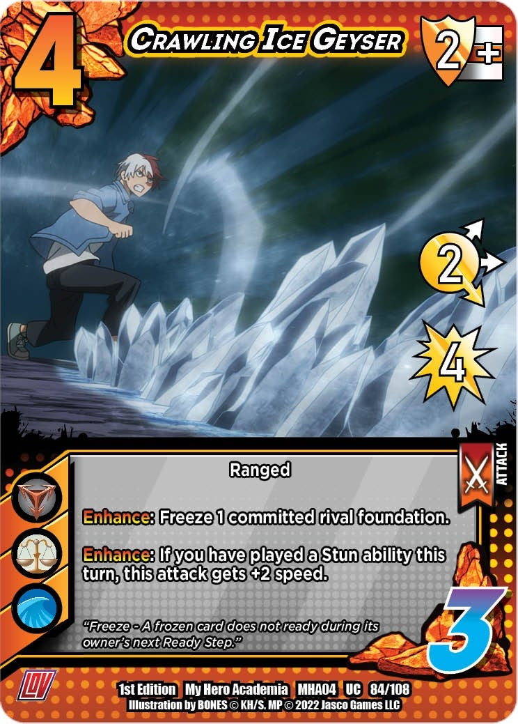 Image for Crawling Ice Geyser (UniVersus: My Hero Academia: League of Villains) (084/108) - UniVersus