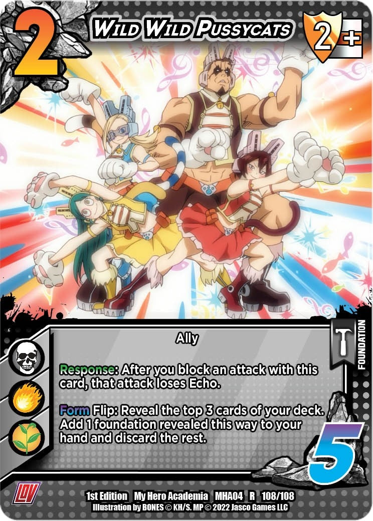 Image for Wild Wild Pussycats (UniVersus: My Hero Academia: League of Villains) (108/108) - UniVersus