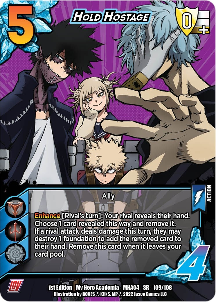 Image for Hold Hostage (UniVersus: My Hero Academia: League of Villains) (109/108) - UniVersus