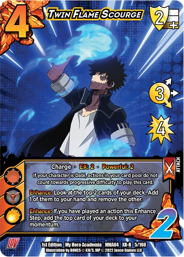Image for Twin Flame Scourge (XR) (UniVersus: My Hero Academia: League of Villains) (005/108) - UniVersus