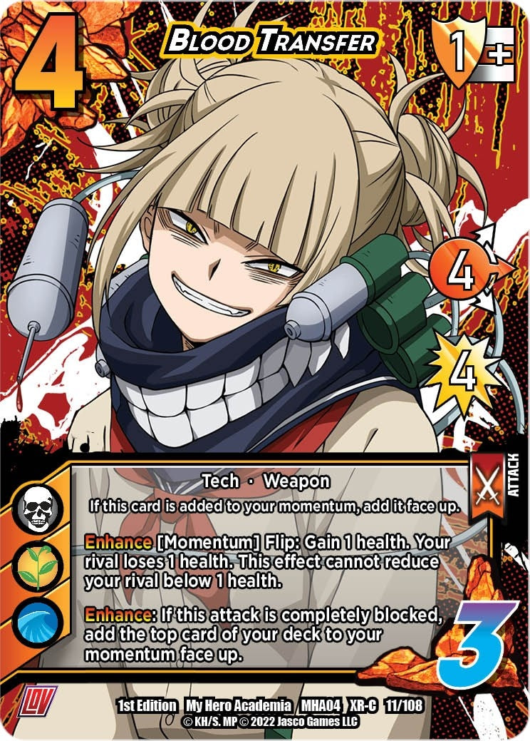 Image for Blood Transfer (XR) (UniVersus: My Hero Academia: League of Villains) (011/108) - UniVersus