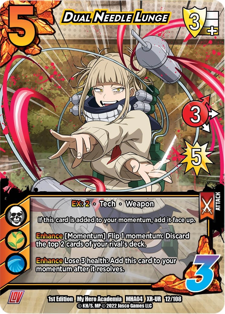 Image for Dual Needle Lunge (XR) (UniVersus: My Hero Academia: League of Villains) (012/108) - UniVersus
