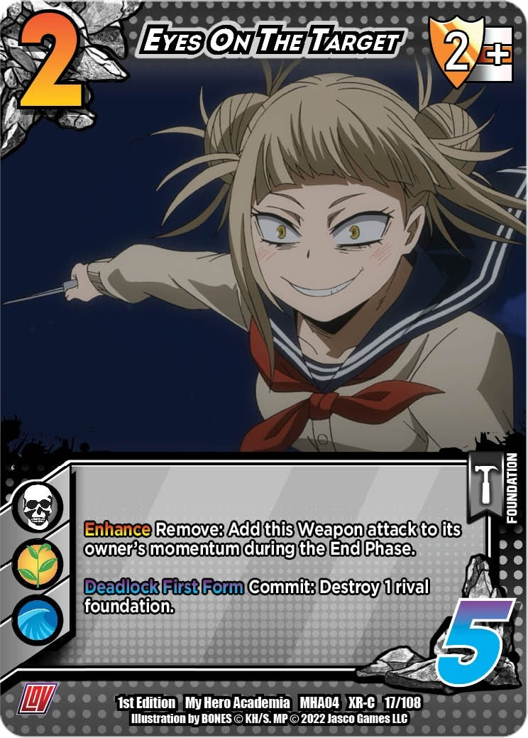 Image for Eyes On The Target (XR) (UniVersus: My Hero Academia: League of Villains) (017/108) - UniVersus