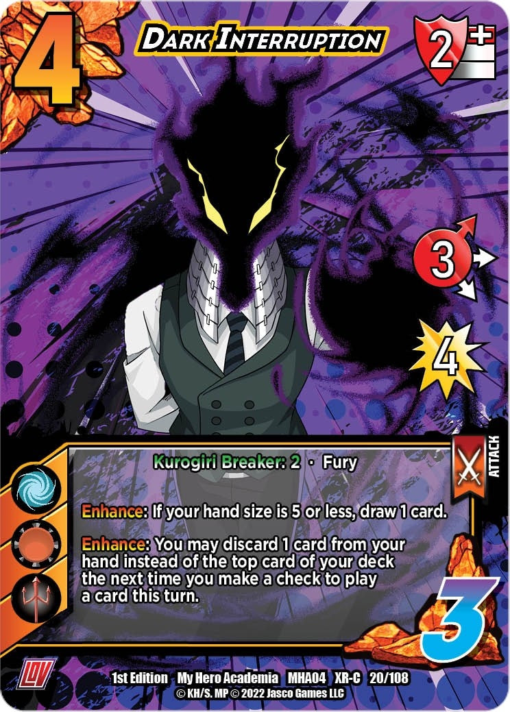 Image for Dark Interruption (XR) (UniVersus: My Hero Academia: League of Villains) (020/108) - UniVersus