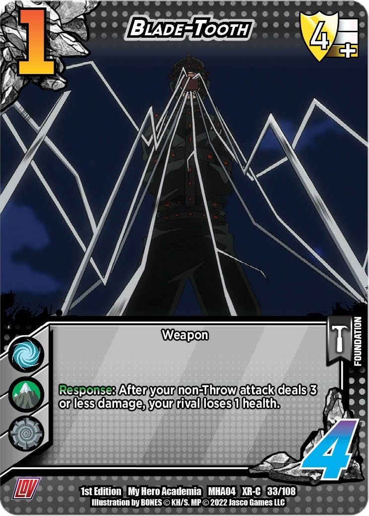 Image for Blade-Tooth (XR) (UniVersus: My Hero Academia: League of Villains) (033/108) - UniVersus