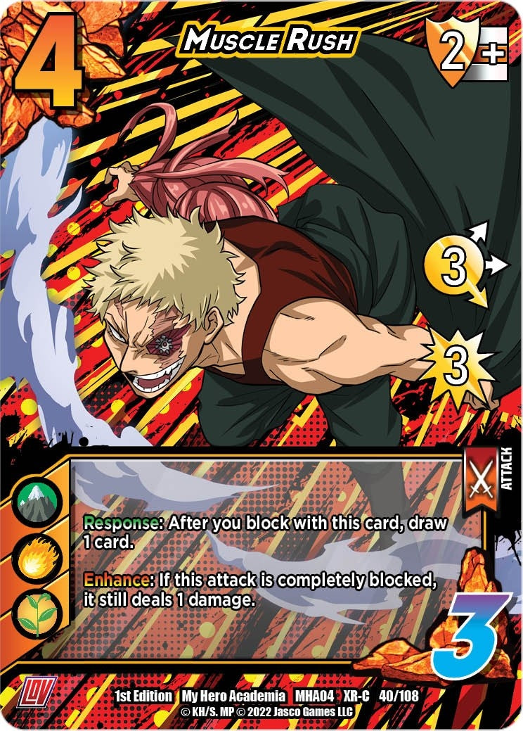 Image for Muscle Rush (XR) (UniVersus: My Hero Academia: League of Villains) (040/108) - UniVersus