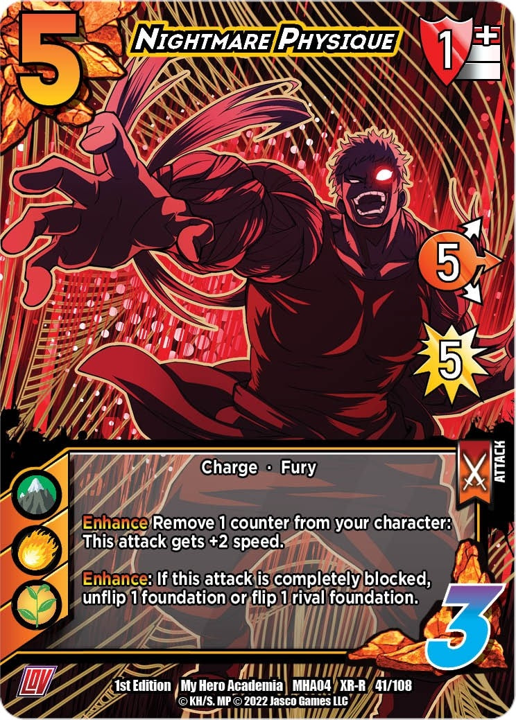 Image for Nightmare Physique (XR) (UniVersus: My Hero Academia: League of Villains) (041/108) - UniVersus