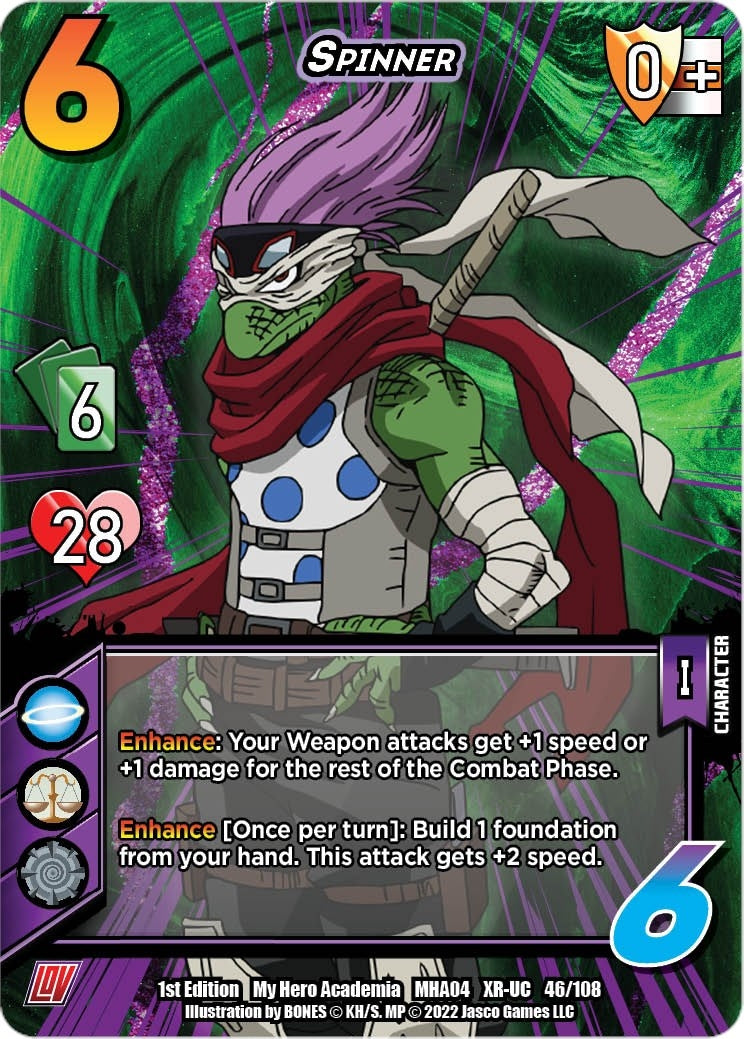 Image for Spinner (XR) (UniVersus: My Hero Academia: League of Villains) (046/108) - UniVersus