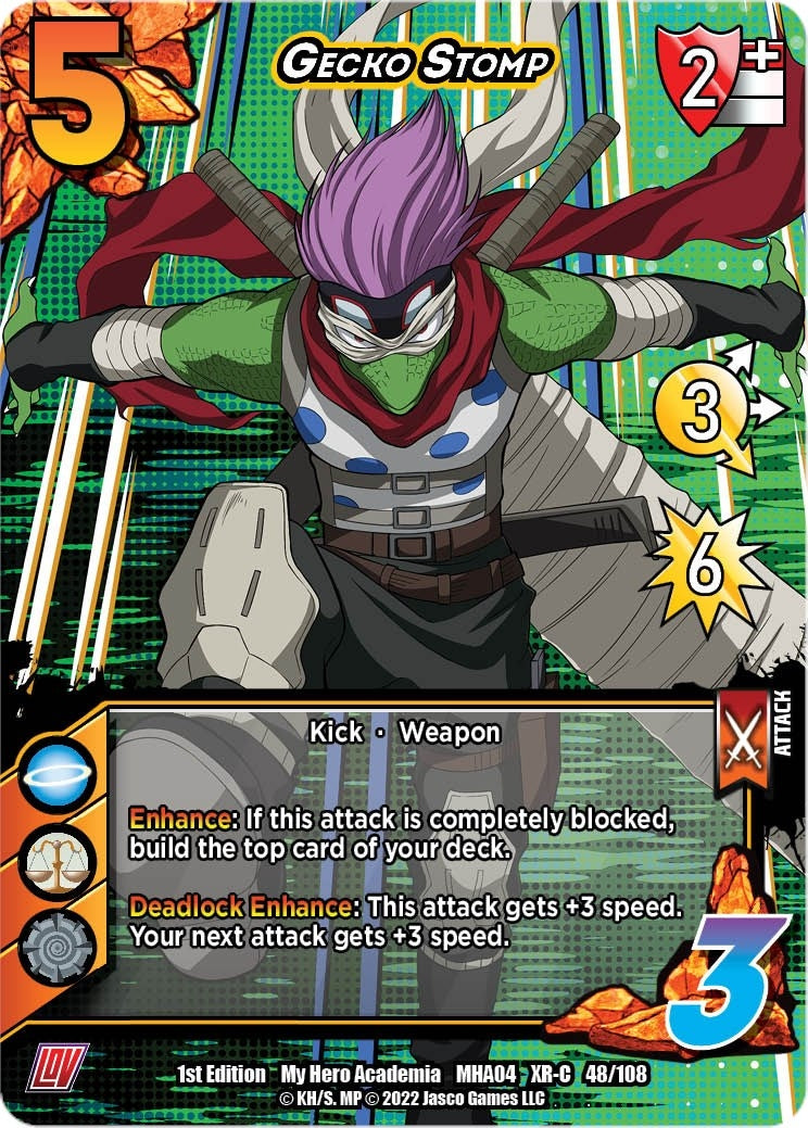 Image for Gecko Stomp (XR) (UniVersus: My Hero Academia: League of Villains) (048/108) - UniVersus