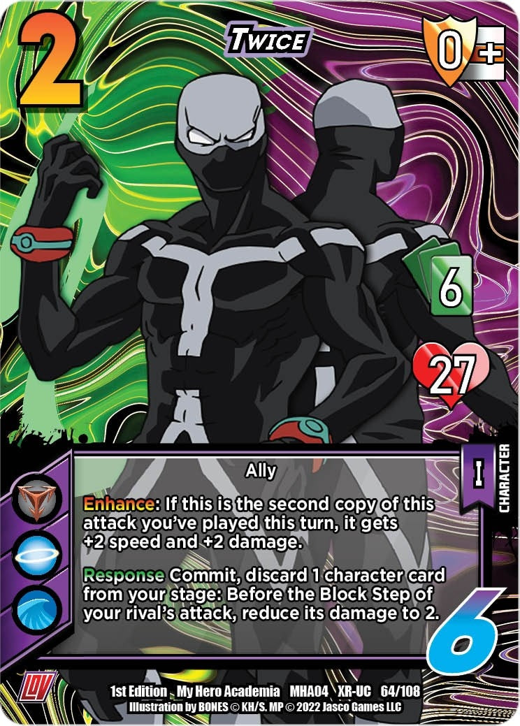 Image for Twice (XR) (UniVersus: My Hero Academia: League of Villains) (064/108) - UniVersus