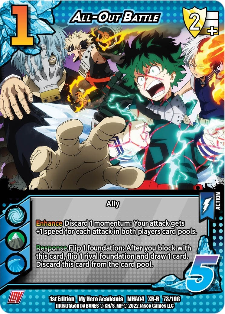 Image for All-Out Battle (XR) (UniVersus: My Hero Academia: League of Villains) (073/108) - UniVersus