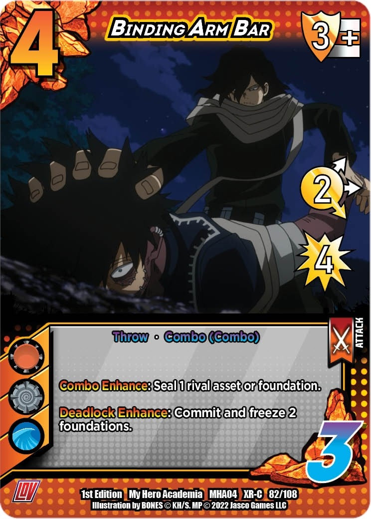 Image for Binding Arm Bar (XR) (UniVersus: My Hero Academia: League of Villains) (082/108) - UniVersus