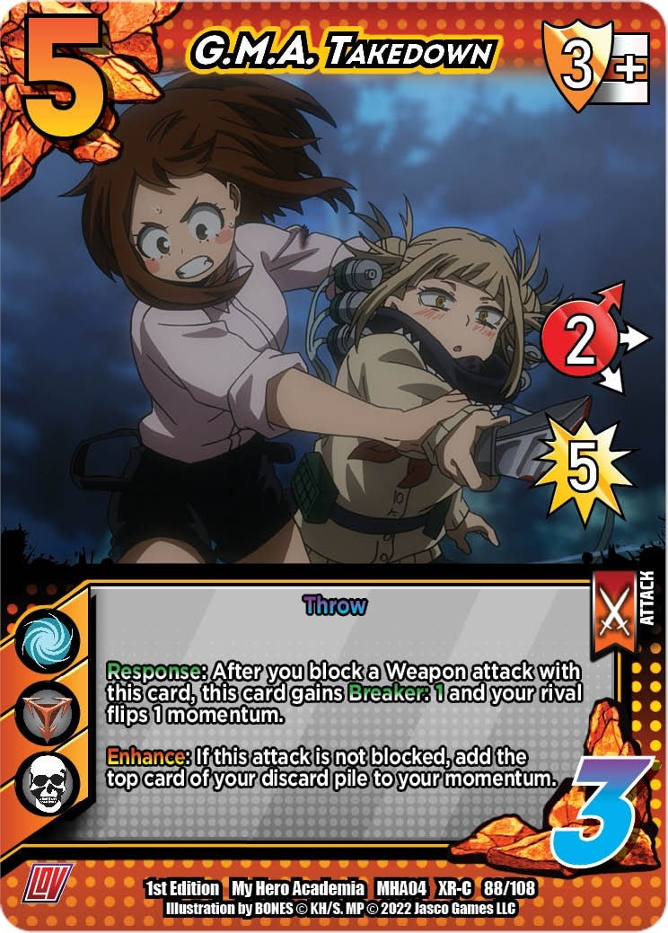 Image for G.M.A. Takedown (XR) (UniVersus: My Hero Academia: League of Villains) (088/108) - UniVersus