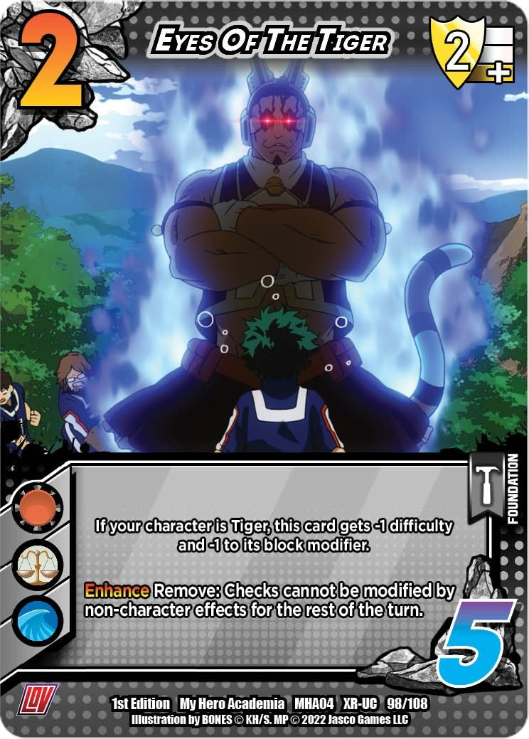 Image for Eyes of the Tiger (XR) (UniVersus: My Hero Academia: League of Villains) (098/108) - UniVersus