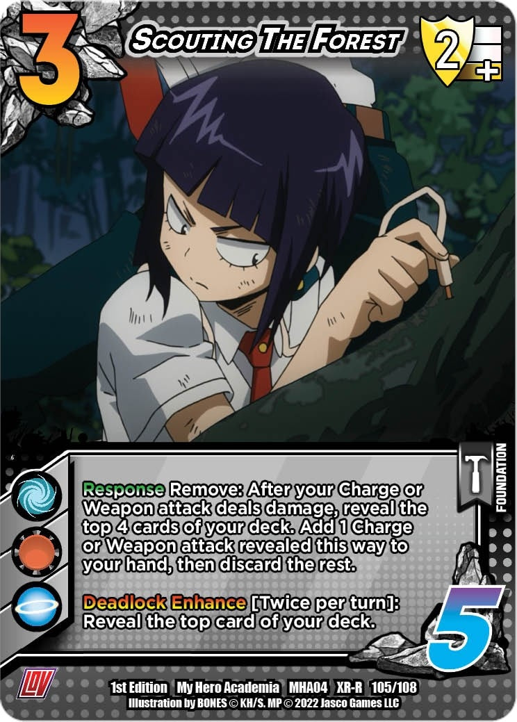 Image for Scouting the Forest (XR) (UniVersus: My Hero Academia: League of Villains) (105/108) - UniVersus