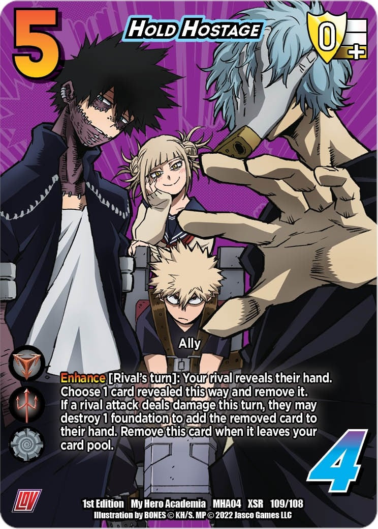 Image for Hold Hostage (XSR) (UniVersus: My Hero Academia: League of Villains) (109/108) - UniVersus