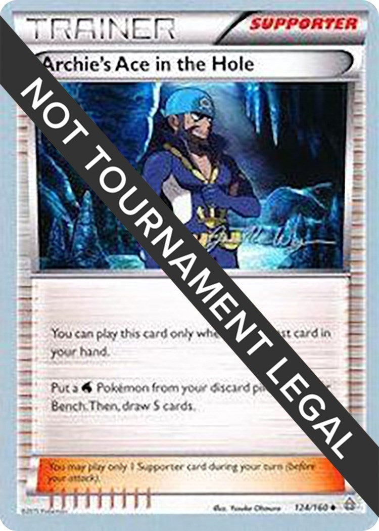 Image for Archie's Ace in the Hole - 2015 (Jacob Van Wagner) (World Championship Decks) (124/160) - Pokemon
