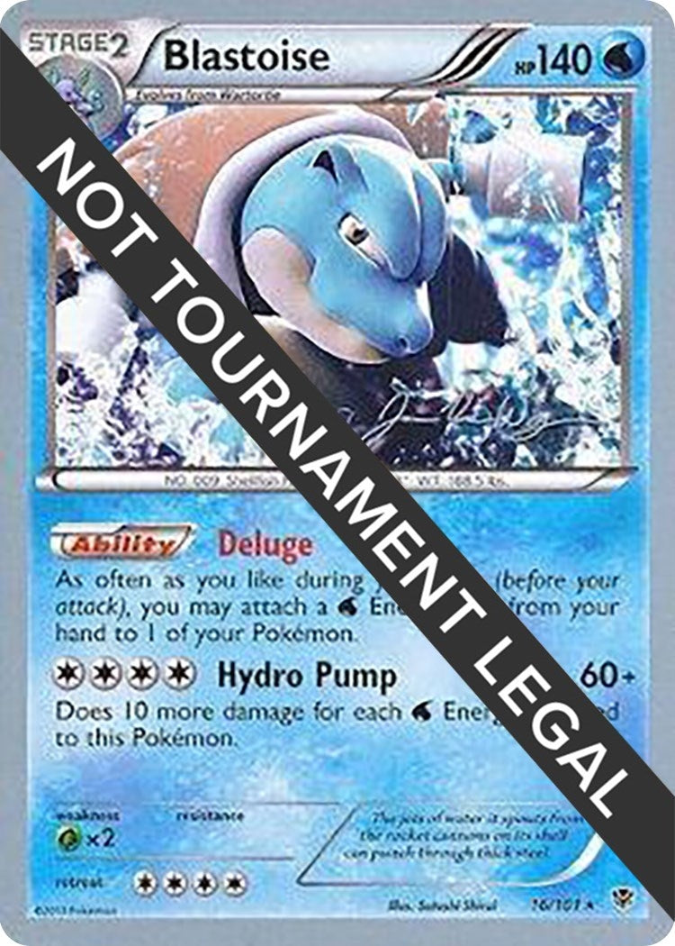 Image for Blastoise - 2015 (Jacob Van Wagner) (World Championship Decks) (16/101) - Pokemon