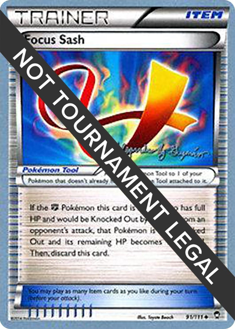 Image for Focus Sash - 2015 (Alejandro Ng-Guzman) (World Championship Decks) (91/111) - Pokemon