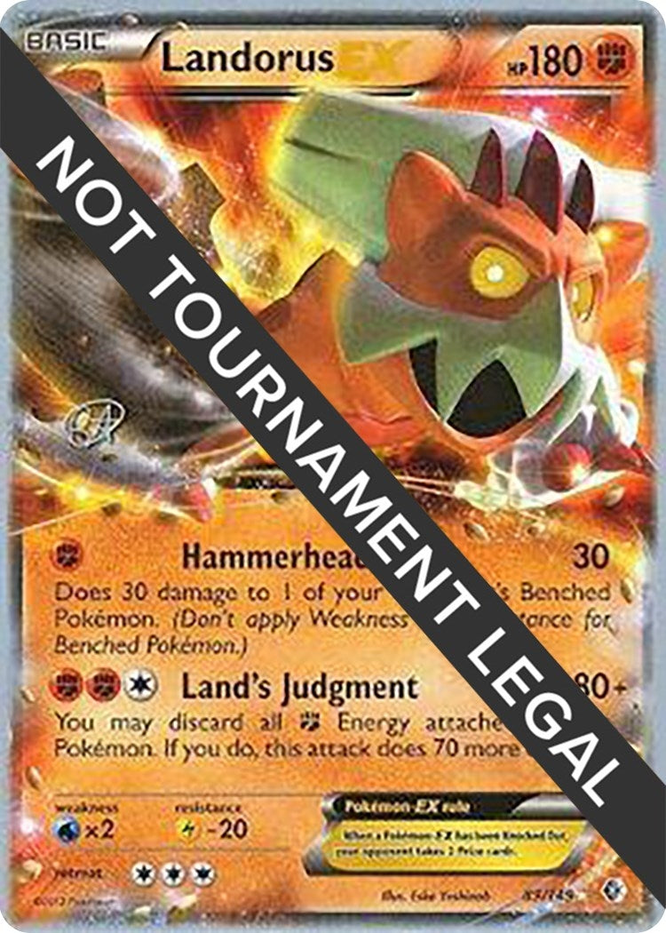 Image for Landorus EX - 2015 (Rowan Stavenow) (World Championship Decks) (89/149) - Pokemon