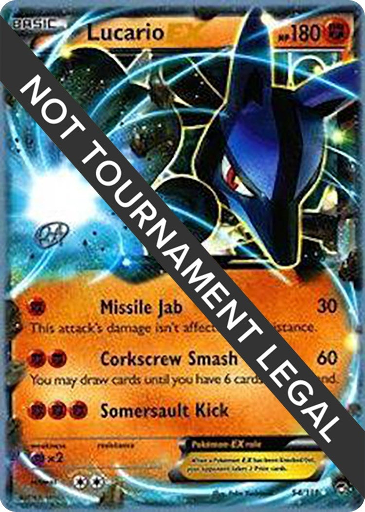 Image for Lucario EX - 2015 (Rowan Stavenow) (World Championship Decks) (54/111) - Pokemon