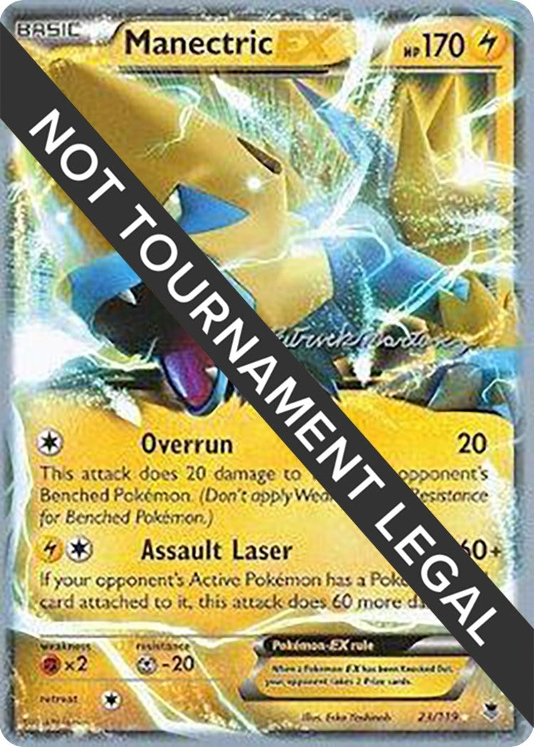 Image for Manectric EX - 2015 (Patrick Martinez) (World Championship Decks) (23/119) - Pokemon