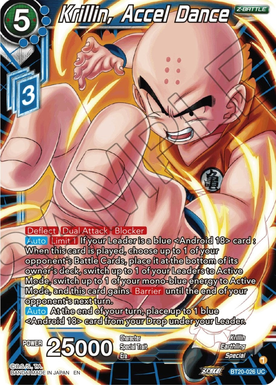 Image for Krillin, Accel Dance (Power Absorbed) (BT20-026) - Dragon Ball Super: Masters