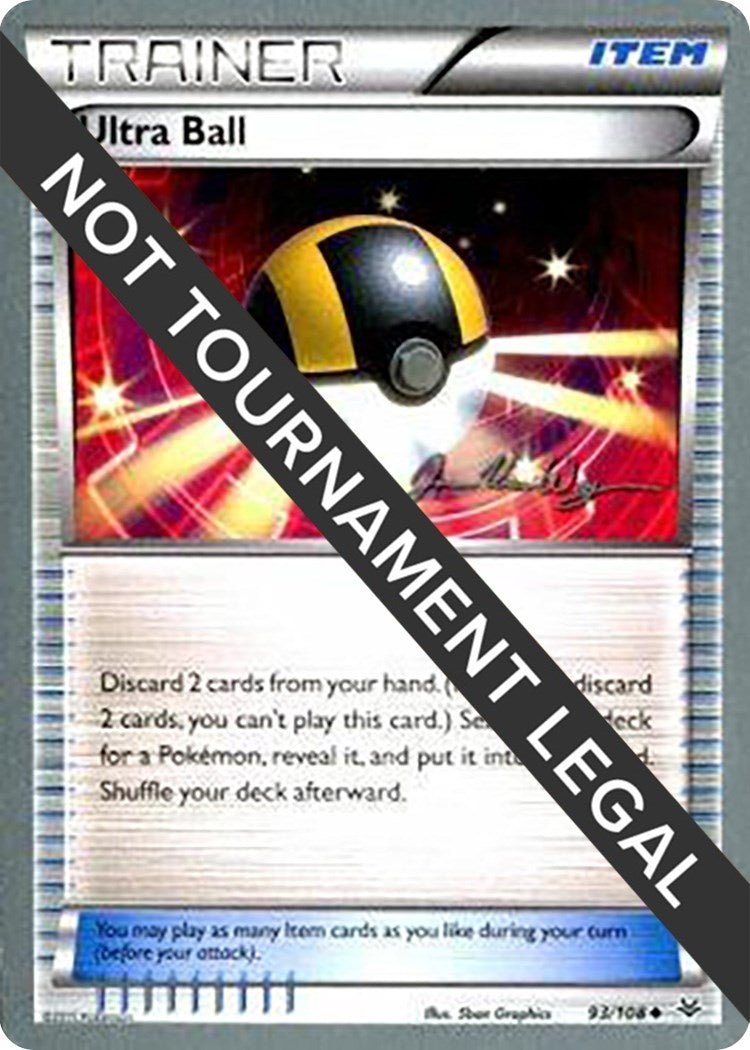 Image for Ultra Ball - 2015 (Jacob Van Wagner) (World Championship Decks) (93/108) - Pokemon