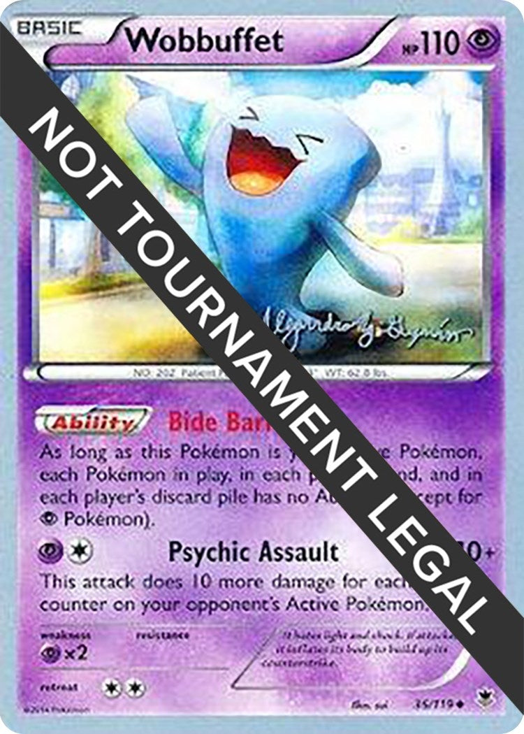 Image for Wobbuffet - 2015 (Alejandro Ng-Guzman) (World Championship Decks) (36/119) - Pokemon