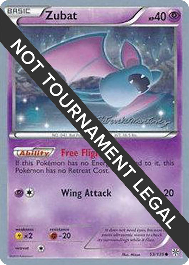 Image for Zubat - 2015 (Patrick Martinez) (World Championship Decks) (53/135) - Pokemon