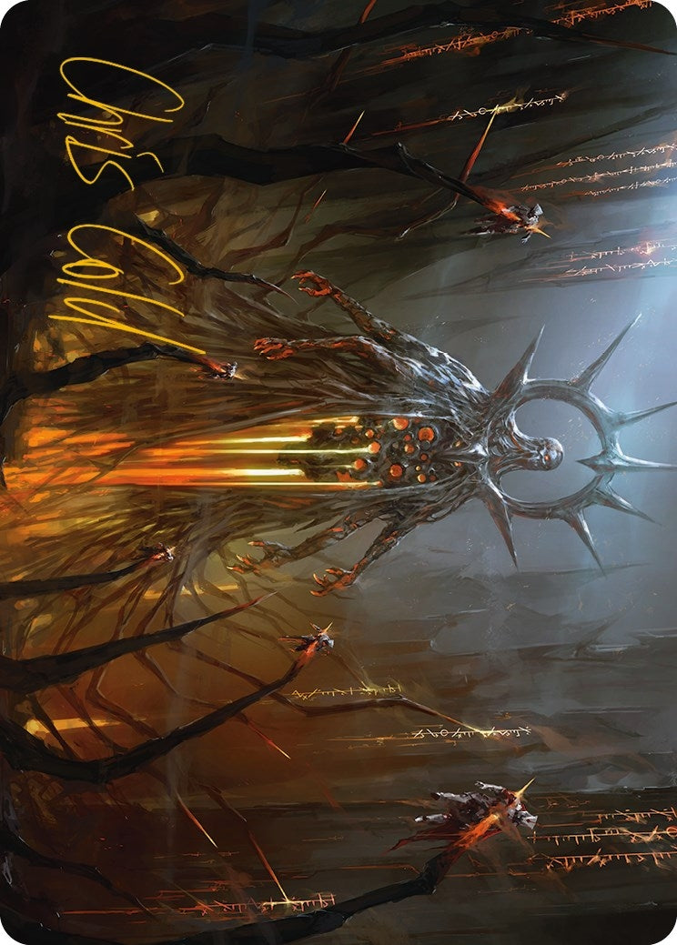 Image for Solphim, Mayhem Dominus Art Card (Gold-Stamped Signature) (Art Series: Phyrexia: All Will Be One) (35) - Magic: The Gathering