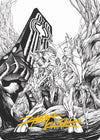 Image for Lukka, Bound to Ruin Art Card (Gold-Stamped Signature) (Art Series: Phyrexia: All Will Be One) (79) - Magic: The Gathering