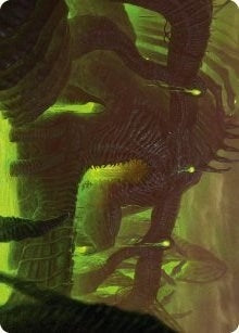 Image for The Dross Pits Art Card (Art Series: Phyrexia: All Will Be One) (58) - Magic: The Gathering