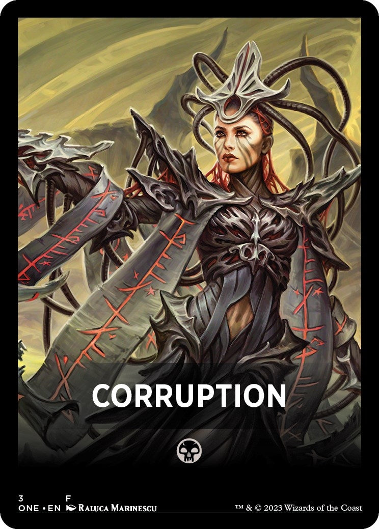 Image for Corruption Theme Card (Phyrexia: All Will Be One) (3) - Magic: The Gathering