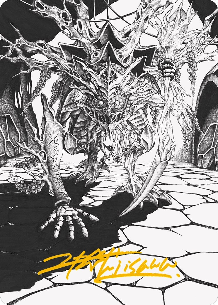 Image for Thrun, Breaker of Silence Art Card (Gold-Stamped Signature) (Art Series: Phyrexia: All Will Be One) (76) - Magic: The Gathering