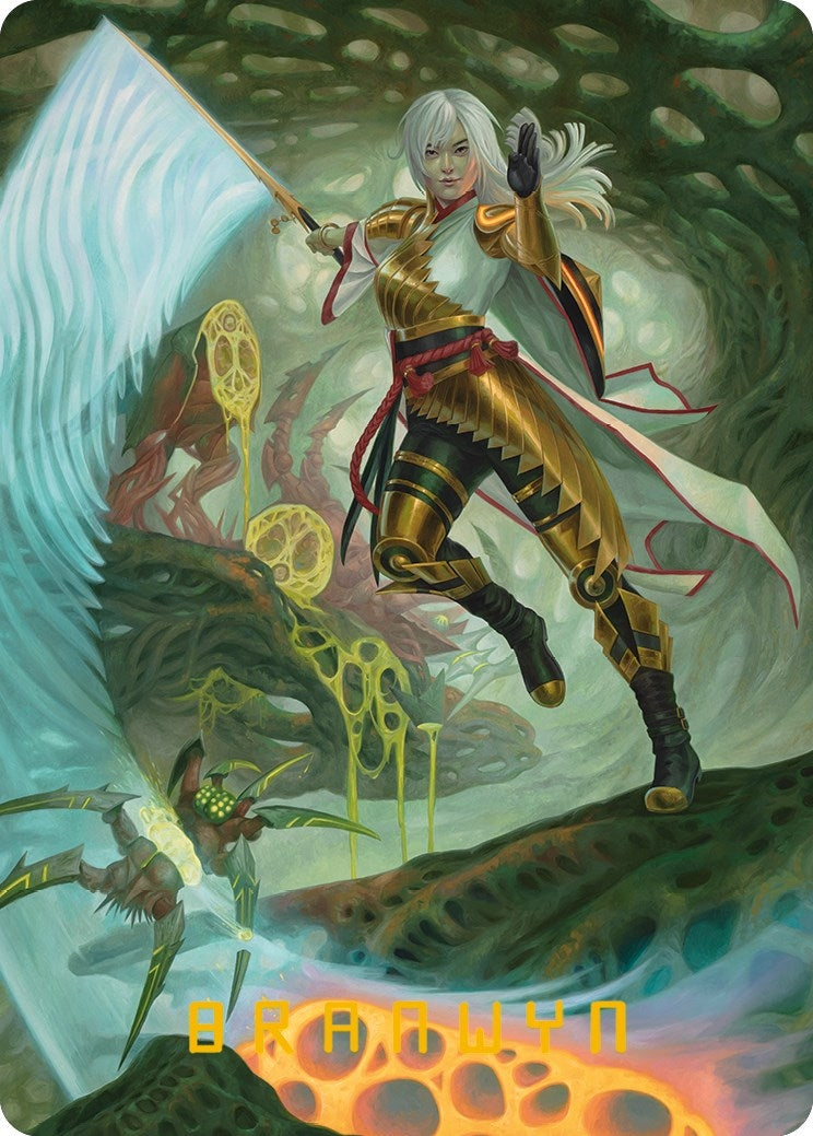 Image for The Eternal Wanderer Art Card (Gold-Stamped Signature) (Art Series: Phyrexia: All Will Be One) (3) - Magic: The Gathering