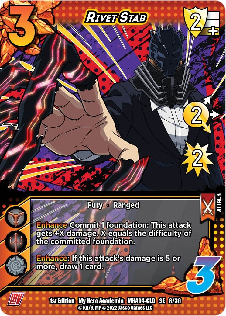 Image for Rivet Stab (UniVersus: My Hero Academia: League of Villains) (08/36) - UniVersus
