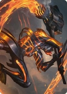 Image for Forgehammer Centurion Art Card (Art Series: Phyrexia: All Will Be One) (26) - Magic: The Gathering