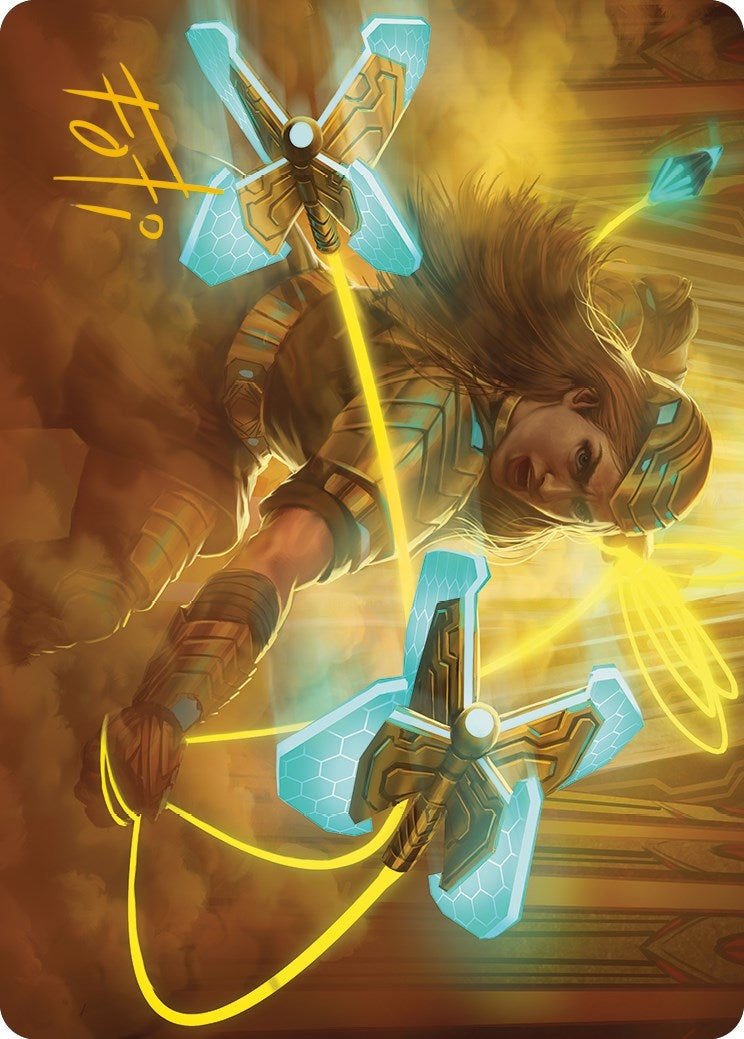 Image for Bladehold War-Whip Art Card (Gold-Stamped Signature) (Art Series: Phyrexia: All Will Be One) (46) - Magic: The Gathering