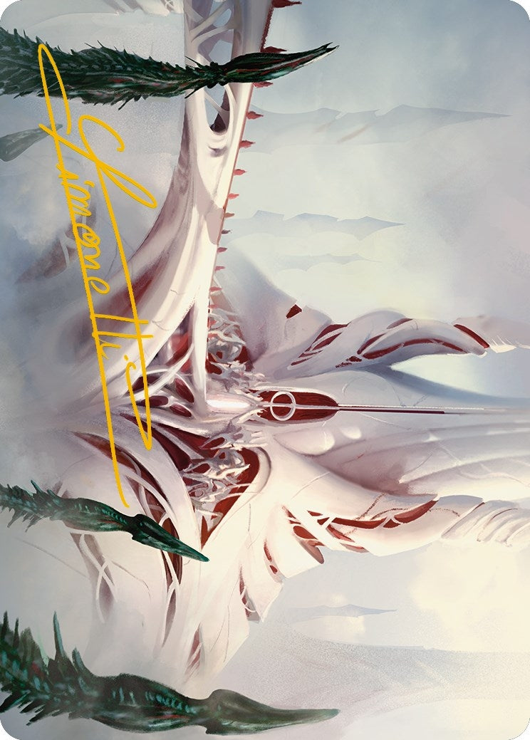 Image for The Fair Basilica Art Card (Gold-Stamped Signature) (Art Series: Phyrexia: All Will Be One) (59) - Magic: The Gathering